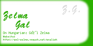 zelma gal business card